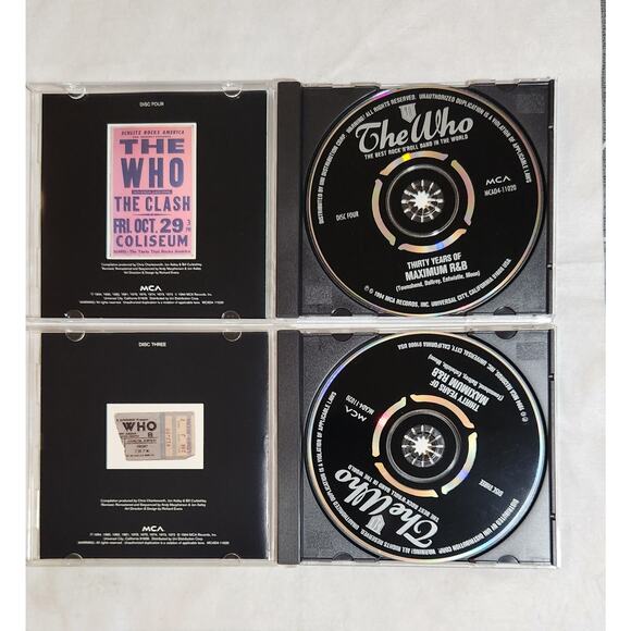 The Who: Thirty Years Of Maximum R & B CD Box Set Tested (MCA, 1994) Pre-owned - Picture 5 of 9